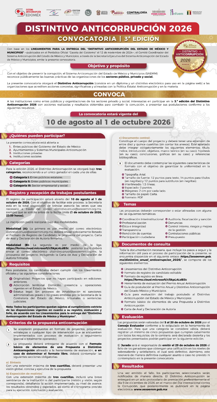 DISTINTIVO ANTICORRUPCION 2026